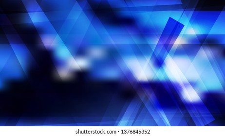 Geometric Abstract Black and Blue Background Graphic
