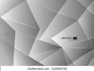 Geometric abstract black and white background. Vector illustration.