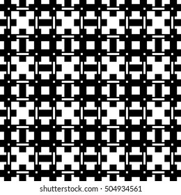 Geometric abstract black and white pattern / texture