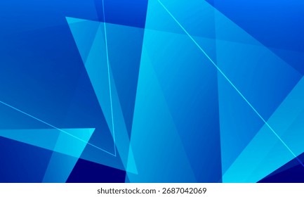 Fondo azul abstracto geométrico. Vector Eps10