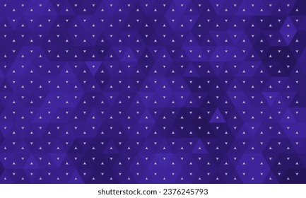 fondo del patrón de forma triangular azul abstracto geométrico triángulo blanco triángulo punto semitonido.