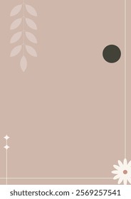 Geometric, abstract boho mid century modern designs.