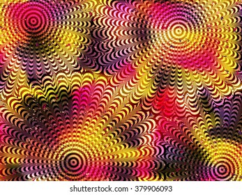 Geometric abstract bright background. Abstract circles. Trendy vector illustration can be used for web design, wallpapers, fabric and printed products.