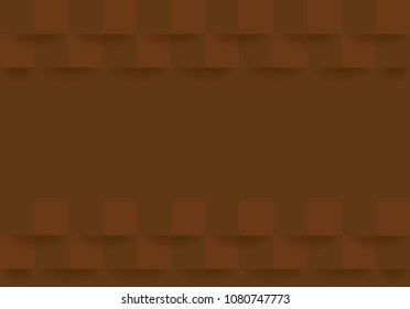 Geometric abstract Brown background design. Brown square geometric texture background Can be adapt to Brochure, Annual Report, Magazine, Poster, Corporate Presentation, Portfolio, Flyer, Banner, Web.