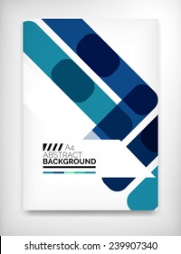 Geometric abstract business template, modern showroom page design