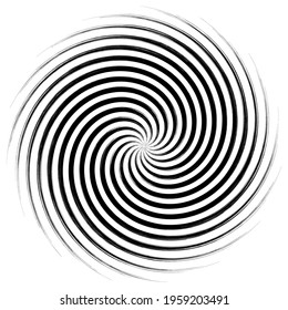 Geometric abstract circle, circular element vector