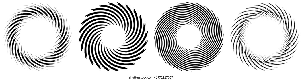 Geometric abstract circle, circular element vector