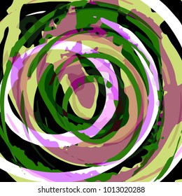 geometric abstract color pattern in graffiti style. Quality vector illustration for your design