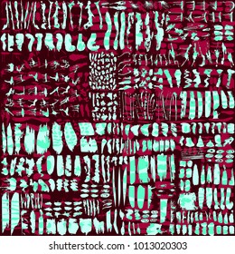 geometric abstract color pattern in graffiti style. Quality vector illustration for your design