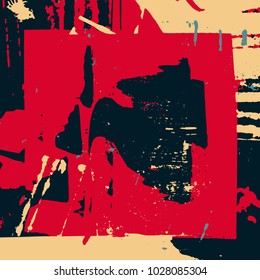 geometric abstract color pattern in graffiti style. Quality vector illustration for your design