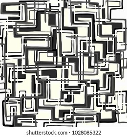 geometric abstract color pattern in graffiti style. Quality vector illustration for your design