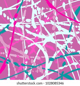 geometric abstract color pattern in graffiti style. Quality vector illustration for your design