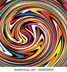 geometric abstract color pattern in graffiti style. Quality vector illustration for your design