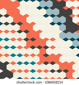 geometric abstract color pattern quality vector illustration for your design