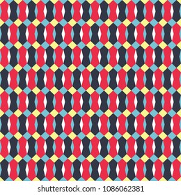 geometric abstract color seamless pattern quality vector illustration for your design