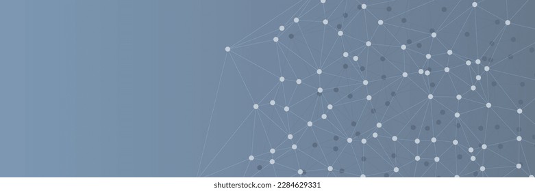 Fondo geométrico abstracto colorido con línea y puntos conectados. Fondo gráfico para su diseño. Ilustración vectorial.	