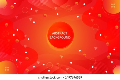 Geometric abstract colorful background design vector 