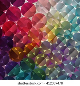 Geometric abstract colorful background. Vector.