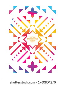 geometric abstract colorful flyers / catalogs templates / design elements / backgrounds / color art