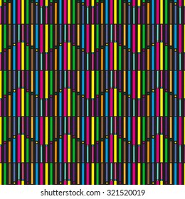 Geometric abstract colorful seamless pattern with line. Can be used  for wallpaper, web page background, wrapping paper, print on fabric.
