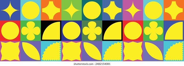 Geometric Abstract Cover Poster Collection. Eye-Catching Abstract Shape Backgrounds for Magazines, Brochures,  Flyers , and Page Layouts.