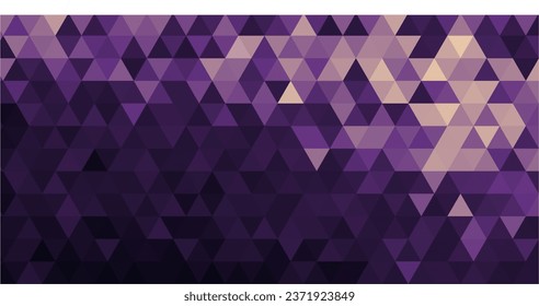 geometric abstract dark purple triangle shape pattern background	