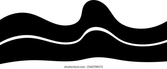 Geometric Abstract Decorative line wave Background. optical art illusion. perspective line stripes with 3d dimensional effect