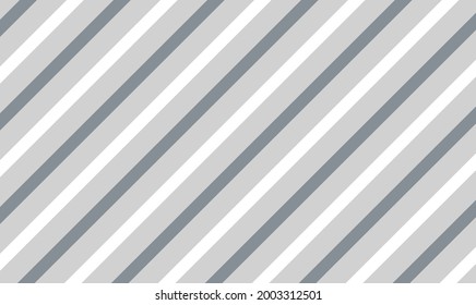 Geometric abstract design with diagonal stripes. Grey and white. 