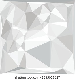 Geometric Abstract Design in Elegant White and Gray Tones	