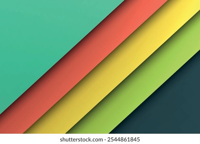 Geometric abstract design featuring diagonal modern layers