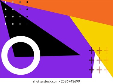Geometric abstract design modern minimalist, flat banner, background. ads
