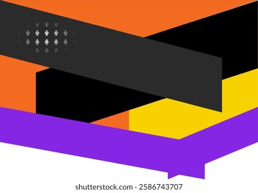 Geometric abstract design modern minimalist, flat banner, background. ads
