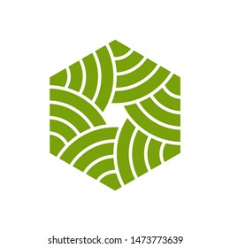 Geometric abstract element logo icon design