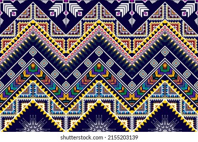 Diseño geométrico abstracto de alfombra de patrones étnicos. Moqueta de tela azteca mandala adornos de decoración textil papel tapiz. Textura de alfombra nativa de boho tribal bordado tradicional fondo vectorial 