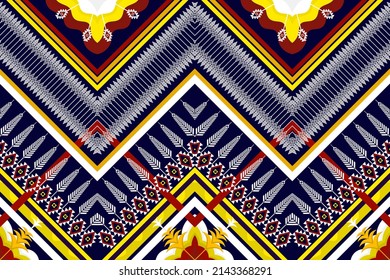 Diseño de patrones étnicos geométricos abstractos. Origen vectorial del bordado tradicional de origen tribal boho. Moqueta de tela azteca mandala adorno de decoración textil de chevron étnico papel de pared.