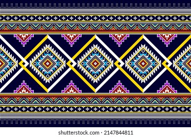 Diseño de patrones étnicos geométricos abstractos. Origen vectorial del bordado tradicional de origen tribal boho. Moqueta de tela azteca mandala adorno de decoración textil de chevron étnico papel de pared.