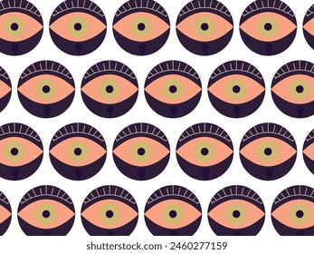 Geometric abstract eyeshadow fashion background pattern