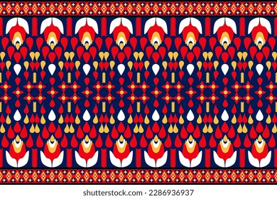 geometric abstract fabric pattern for textiles, printing, wallpaper