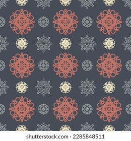 geometric abstract fabric seamless patterns, hexagonal graphic design modern shape, linesometric wallpaper print vector on grey background 