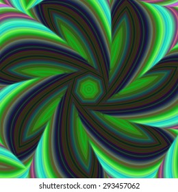 Geometric abstract fractal design background
