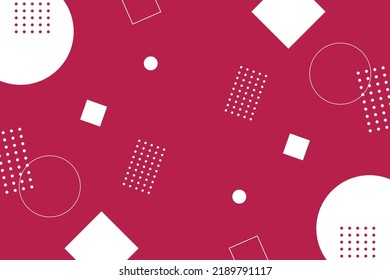 Geometric abstract funky background memphis style design