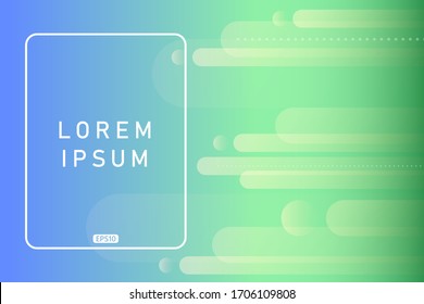 Geometric abstract gradient background. Dynamic shapes composition. Vector illustration.
