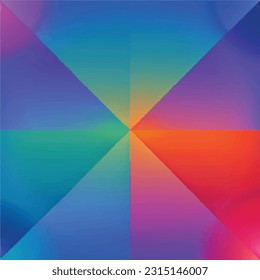 Geometric abstract gradient rainbow art gradient texture concept