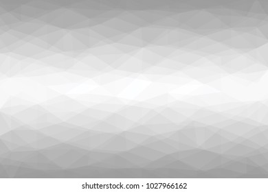 Geometric abstract gray and white background for your design.  Best vector low poly banner for your design.