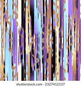 Geometric abstract grunge vintage pattern. Aztec style. Seamless vector image.
