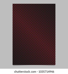 Geometric abstract halftone square pattern background brochure template