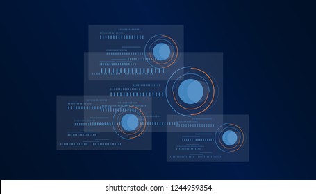 geometric abstract hand and touch screen. Polygonal wireframe mesh art, peace concept illustration or background for technology concept