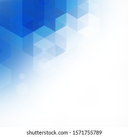 geometric abstract hexagon vector background