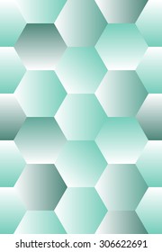 geometric abstract honey comb shape or hexagon seamless pattern