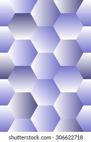 geometric abstract honey comb shape or hexagon seamless pattern